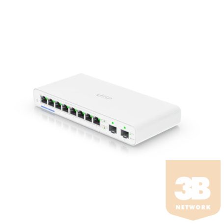 UBiQUiTi UISP Switch 8x1000Mbps (POE 2 pár vagy 4 pár), Menedzselhető, Asztali - UISP-S