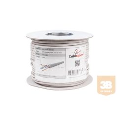 Gembird UTP solid kábel, cat. 5, CCA 100m (roll), gray