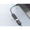 Conceptronic átalakító - ABBY03B (USB-C 3.2 to HDMI, 4K/30Hz, aluminium, fekete)