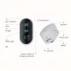 Arenti IP wifi csempekamera - GO1 + SP2 (3MP, IR 10m, microSD, mikrofon, hangszóró, akkus, SP2 napelem, IP65 kültéri)