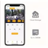 Arenti IP 4G PT dómkamera - GO3G + SP2 AOV (3MP, 3,6mm, kültéri, IR10m, 10400mAh, microSD, mikr., hangsz, SP2 napelem)