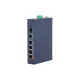 Dahua switch PoE - CHS4106-4ET-60 (Cloud Menedzsment; 4x100Mbps PoE + 1x 1Gbps uplink + 1x1Gbps SFP uplink; 60W)