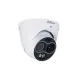 Dahua IP Turret hőkamera - TPC-DF1241-B3F4-DW-S8 (256x192, 3,5mm / 4MP, 4mm, ICR, IR30m, IP67, WDR, audio, I/O, PoE)