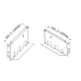   Hikvision UPS rack sínkészlet - R SERIES UPS RACK SLIDE 4-POST (4 oszlopos rack sín, R Series UPS-hez)