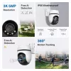 TP-link IP wifi PT dómkamera - Tapo C530WS (DualLight, 5MP, 3,2mm, kültéri IP66, H264, IR+LED30m, SD, mikr., hangsz.)