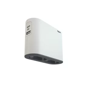   Legrand elosztó - 2 aljzat + okostelefontartóval ellátott töltő, USB-A és USB-C, (15W max.) fehér