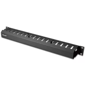   Equip Rackszekrény kiegészítő - 327313 (Kábel rendező panel, fekete)