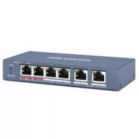   Hikvision Switch PoE - DS-3E0106P-E/M (4 port 100Mbps, 45W, 2xRJ45 100Mbps)