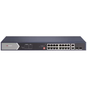   Hikvision Switch PoE - DS-3E0520HP-E (16 port 1000Mbps, 225W, 2xRJ45 1000Mbps, 2xSFP 1000Mbps)