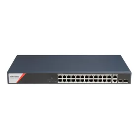   Hikvision Switch PoE - DS-3E1528HP-SI-24P2T2F (24 port 1000Mbps, 370W, 2xRJ45 1000Mbps, 2xSFP 1000Mbps)