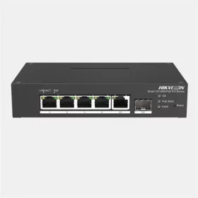   Hikvision Switch PoE - DS-3T1306P-SI/HS (4 port 100Mbps, 60W, 1xRJ45 1000Mbps, 1xSFP 1000Mbps)
