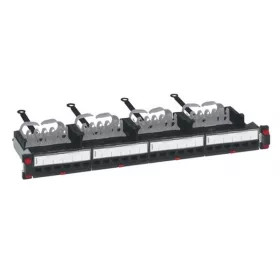   Legrand Patch panel - Cat5e, UTP, 24 portos, 1U, árnyékolatlan (4x6xRJ45 modulok) gyorscsatlakozók, LCS3