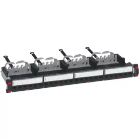   Legrand Patch panel - Cat5e, FTP, 24 portos ,1U, árnyékolt (4x6xRJ45 modulok), LCS3