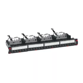   Legrand Patch panel - Cat6, FTP, 24 portos, 1U, árnyékolt, (4x6xRJ45 modulok) gyorscsatlakozók, LCS3