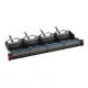 Legrand Patch panel - Cat6, STP, 24 portos, 1U, árnyékolt, (4x6xRJ45 modulok) gyorscsatlakozók, LCS3