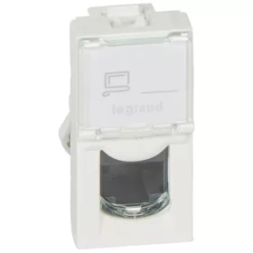   Legrand Program Mosaic LCS2 RJ45 aljzat Cat 5e UTP 1 modul fehér