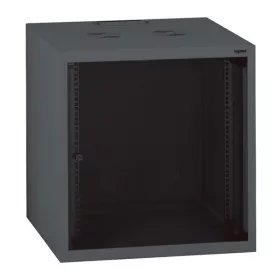   Legrand Rackszekrény - 19" fali kivitel (15U, 758x600x600, antracit, egyrekeszes, üvegajtós, készre szerelt, max. 45 kg)
