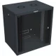 Legrand Rackszekrény - 19" fali kivitel (9U, 494x600x450, antracit,  egyrekeszes, üvegajtós, készre szerelt max: 27 kg)