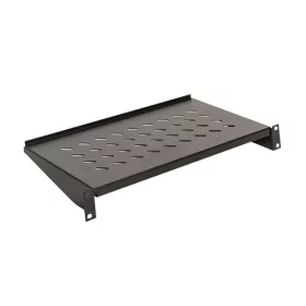   Legrand Rackszekrény polc - 2U-19", 2 ponton rögzített csavarral, fix, 550mm, max. 50 kg, fekete