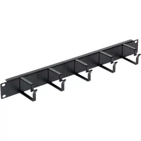   Legrand vízszintes rendezők - 1U, 19", gyűrűs, acél, csavaros rögzítés, vízszintes irányú