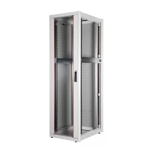 Equip Rackszekrény - EBF-42-6080-G-BBAA (19", 42U, 600x800mm, előre szerelt, szürke)