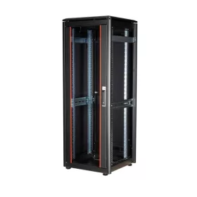   Equip Rackszekrény - EDF-32-6060-B-BIAA (19", 32U, 600x600mm, előre szerelt, fekete)