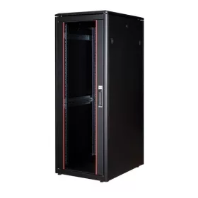   Equip Rackszekrény - EDF-32-6080-B-BIAA (19", 32U, 600x800mm, előre szerelt, fekete)