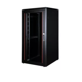   Equip Rackszekrény - EDF-32-8080-B-HJAA (19", 32U, 800x800mm, előre szerelt, fekete)