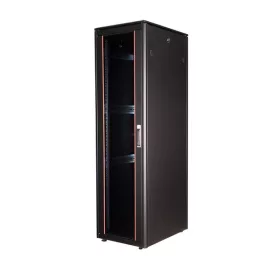   Equip Rackszekrény - EDF-42-6080-B-BIAA (19", 42U, 600x800mm, előre szerelt, fekete)