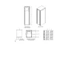 Equip Rackszekrény - EDF-42-6080-G-BIAA (19", 42U, 600x800mm, előre szerelt, szürke)