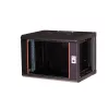 Equip Fali Rackszekrény - EPM-07-6045-B-CBAA (19", 7U, 600x450mm, előre szerelt, fekete)