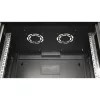 Equip Fali Rackszekrény - EPM-09-6045-B-CBAA (19", 9U, 600x450mm, előre szerelt, fekete)