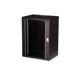   Equip Fali Rackszekrény - EPM-16-6045-B-CBAA (19", 16U, 600x450mm, előre szerelt, fekete)