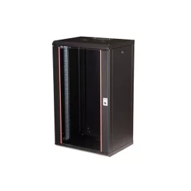   Equip Fali Rackszekrény - EPM-20-6045-B-CBAA (19", 20U, 600x450mm, előre szerelt, fekete)