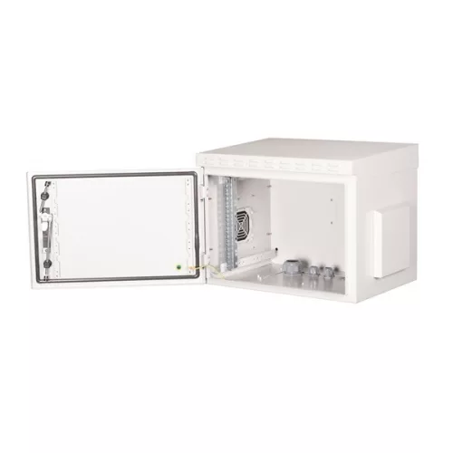 Equip Kültéri Fali Rackszekrény - ESO-07-6045-G (19", 7U, 600x450mm, előre szerelt, szürke)