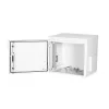 Equip Kültéri Fali Rackszekrény - ESO-09-6045-G (19", 9U, 600x450mm, előre szerelt, szürke)