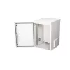 Equip Kültéri Fali Rackszekrény - ESO-16-6060-G (19", 16U, 600x600mm, előre szerelt, szürke)