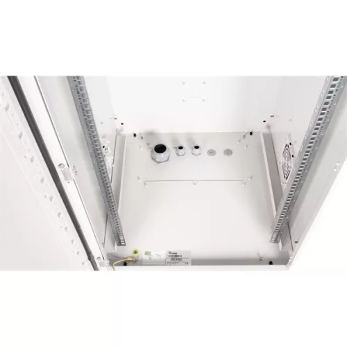 Equip Kültéri Fali Rackszekrény - ESO-22-6060-G (19", 22U, 600x600mm, előre szerelt, szürke)