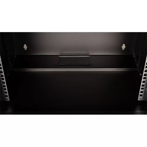 Equip Fali Rackszekrény - EWM-07-5440-B (19", 7U, 540x400mm, lapra szerelt, fekete)