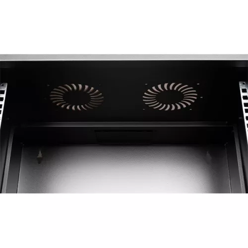 Equip Fali Rackszekrény - EWM-07-5440-B (19", 7U, 540x400mm, lapra szerelt, fekete)