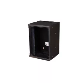   Equip Fali Rackszekrény - EWM-09-3030-B (10", 9U, 300x300mm, lapra szerelt, fekete)