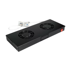   Equip Rackszekrény kiegészítő - EZF-2-B Fan Module, 2 Fans, Black