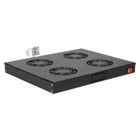   Equip Rackszekrény kiegészítő - EZF-4-B Fan Module, 4 Fans, Black