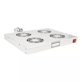   Equip Rackszekrény kiegészítő - EZF-4-G Fan Module, 4 Fans, Grey