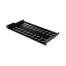   Equip Rackszekrény kiegészítő - EZFS-19-1-40-B (Fix polc, 19", 1U, Mélység: 250mm, fekete)