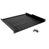 Equip Rackszekrény kiegészítő - EZFS-19-1-60-B (Fix polc, 19", 1U, Mélység: 400mm, fekete)