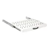 Equip Rackszekrény kiegészítő - EZVS-19-1-60-G (Kihúzható polc, 19", 1U, Mélység: 600mm, fekete)