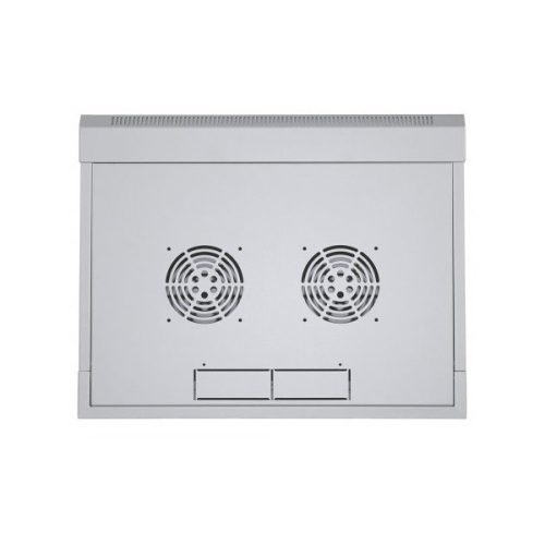 Manhattan Rackszekrény - 19" fali kivitel (12U, 635 (h) x 570 (w) x 450 (d) mm, Flatpack, Szürke)