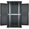 Manhattan Szerverszekrény - 19" különálló kivitel (26U,1322 (h) x 600 (w) x 1000 (d) mm,IP20,Flatpack,Max:1500kg Fekete)