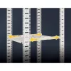 Manhattan Rackszekrény polc - 714112 (19", 1U, fix rögzítés, változtatható sínekkel: 550 - 750 mm mély, 20kg, szürke)